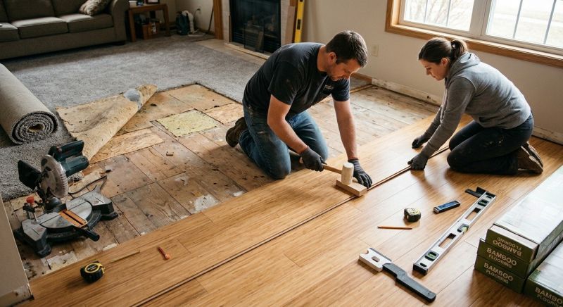 Bamboo Flooring Installation in Manchester, NH