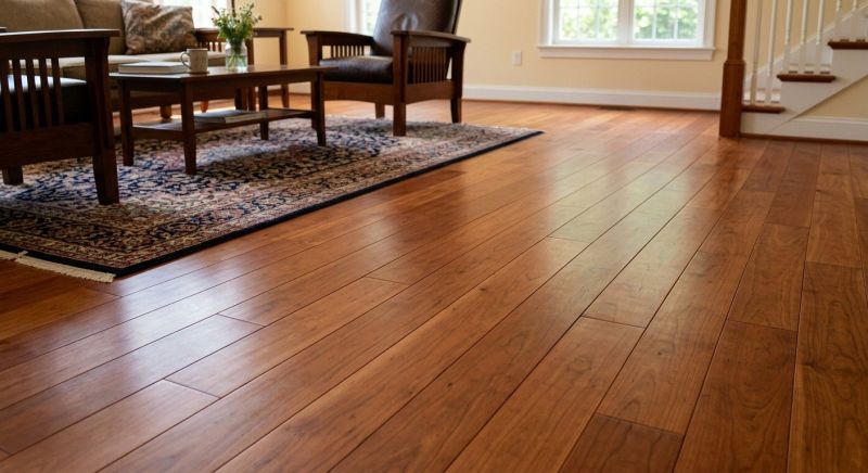 Cherry Floor Installation in Strafford, NH
