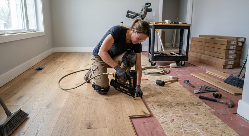 Hardwood Floor Installation in Epping, NH