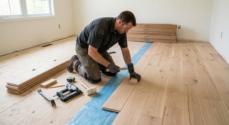 Hardwood Floor Installation in Lawrence, MA