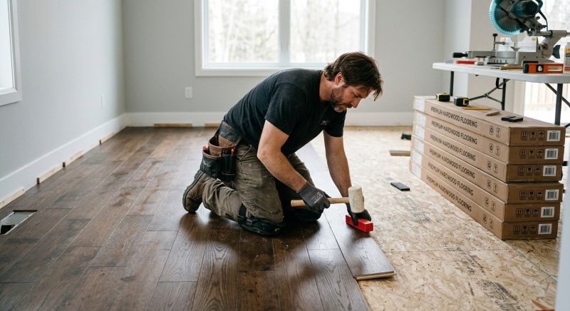 Hardwood Floor Installation in Lowell, MA