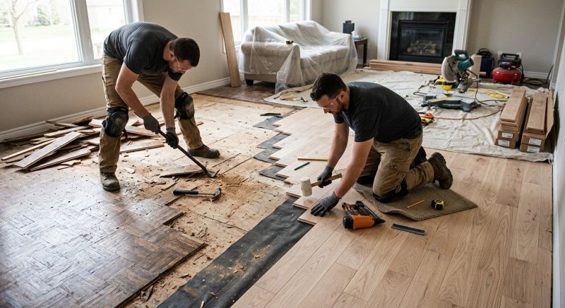 Hardwood Replacement in Hampstead, NH