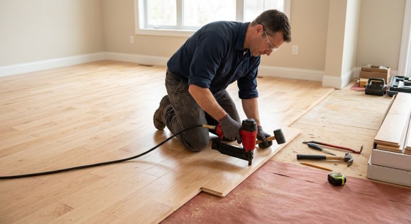 Maple Flooring Installation in Manchester, NH
