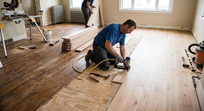 Wood Floor Replacement in Manchester, NH