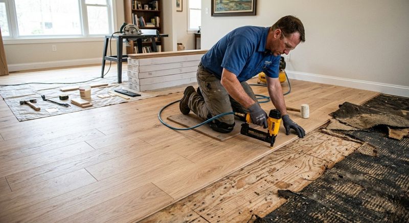 Wood Floor Replacement in Tyngsboro, MA